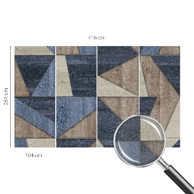 Otroška fototapeta z geometrijskimi vzorci