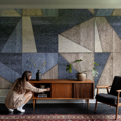 Otroška fototapeta z geometrijskimi vzorci