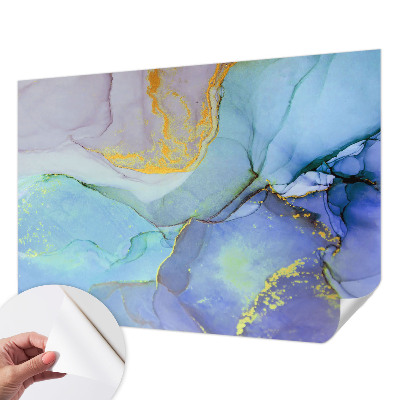 Fototapeta za otroško sobo Akvarelne oblike