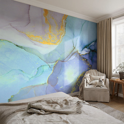 Fototapeta za otroško sobo Akvarelne oblike