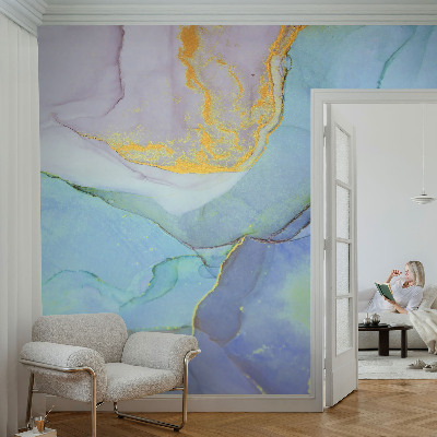 Fototapeta za otroško sobo Akvarelne oblike