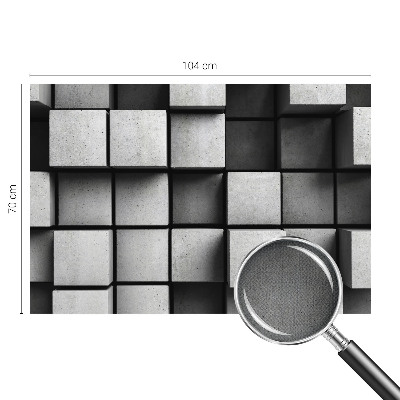 3D fototapeta z motivom geometrijskih kock