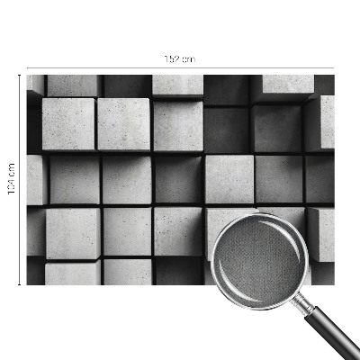 3D fototapeta z motivom geometrijskih kock