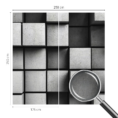 3D fototapeta z motivom geometrijskih kock