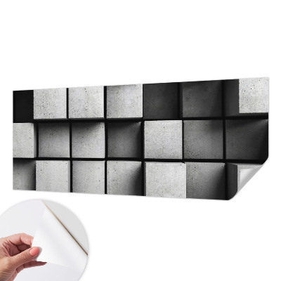 3D fototapeta z motivom geometrijskih kock
