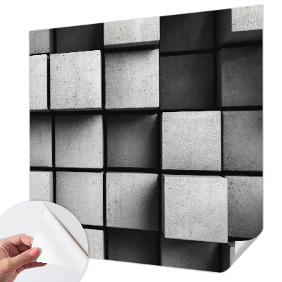 3D fototapeta z motivom geometrijskih kock