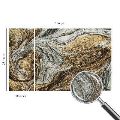 Samolepilna fototapeta za dnevno sobo Abstraktni vrtinci