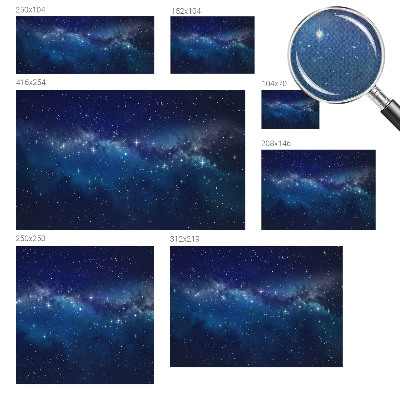 Samolepilna fototapeta za spalnico Zvezdna noč