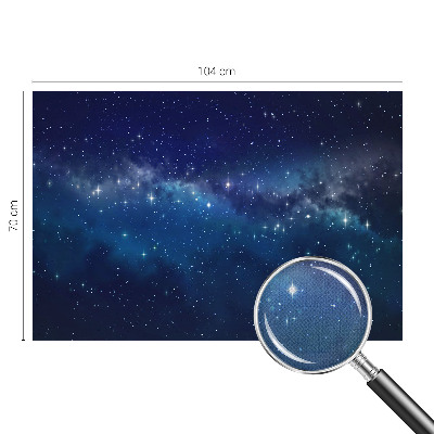 Samolepilna fototapeta za spalnico Zvezdna noč