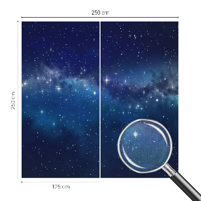 Samolepilna fototapeta za spalnico z motivom zvezdne noči