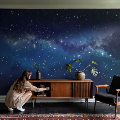 Samolepilna fototapeta za spalnico Zvezdna noč