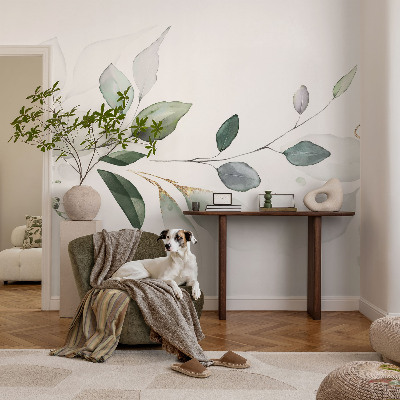 Fototapeta za otroško sobo Zeleni listi