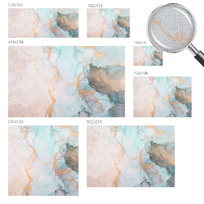 Samolepilna fototapeta Akvarelni valovi