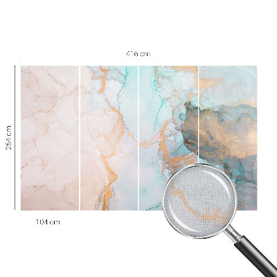 Samolepilna fototapeta Akvarelni valovi