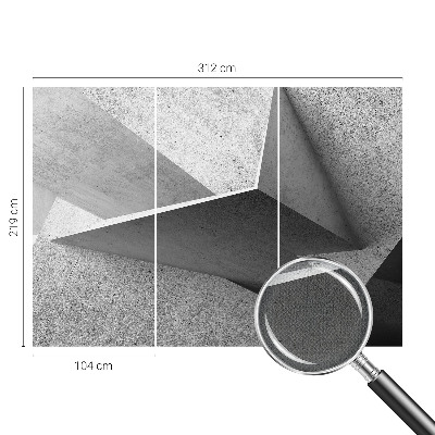 Otroška fototapeta z motivom geometrijskih struktur