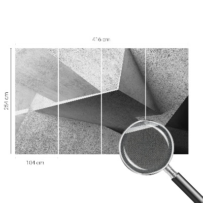 Otroška fototapeta z motivom geometrijskih struktur