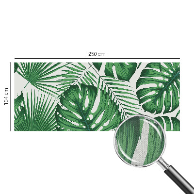 Samolepilna fototapeta za dnevno sobo Tropski listi