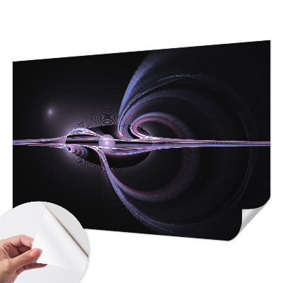 Fototapeta za otroško sobo s kozmičnim abstraktnim motivom
