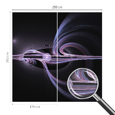 Fototapeta za otroško sobo s kozmičnim abstraktnim motivom