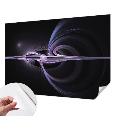 Fototapeta za otroško sobo s kozmičnim abstraktnim motivom