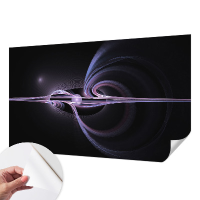 Fototapeta za otroško sobo s kozmičnim abstraktnim motivom