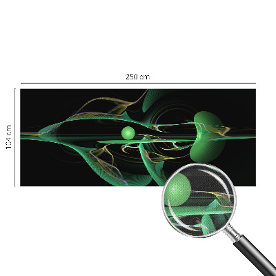 3D fototapeta Zeleni valovi