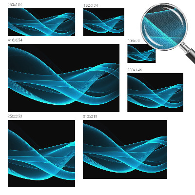 Samolepilna fototapeta za spalnico Privlačni valovi