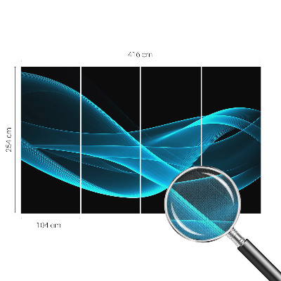 Samolepilna fototapeta za spalnico Privlačni valovi