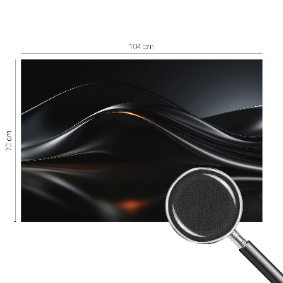 Samolepilna fototapeta za dnevno sobo Kovinski valovi