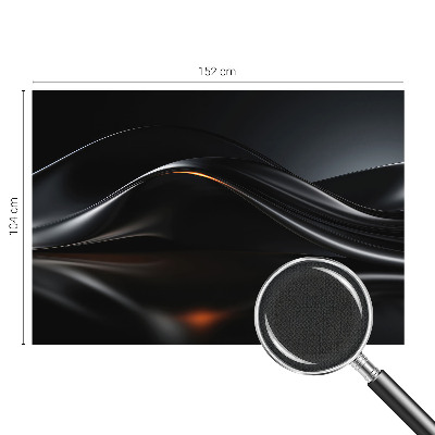 Samolepilna fototapeta za dnevno sobo Kovinski valovi