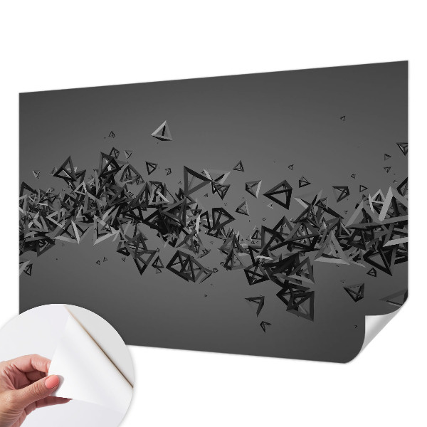 Samolepilna fototapeta za dnevno sobo z geometrijskim abstraktnim vzorcem