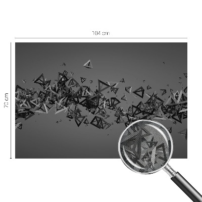 Samolepilna fototapeta za dnevno sobo z geometrijskim abstraktnim vzorcem