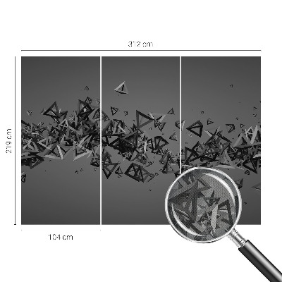 Samolepilna fototapeta za dnevno sobo Geometrijske abstrakcije