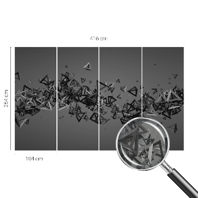 Samolepilna fototapeta za dnevno sobo Geometrijske abstrakcije