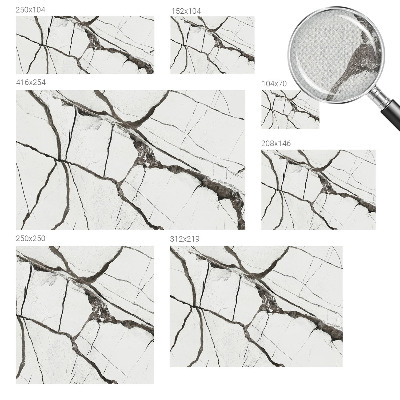 3D fototapeta z vzorcem marmornatih razpok