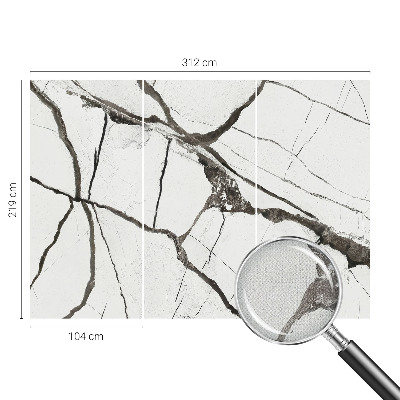 3D fototapeta z vzorcem marmornatih razpok
