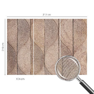 Otroška fototapeta Valovi lesa