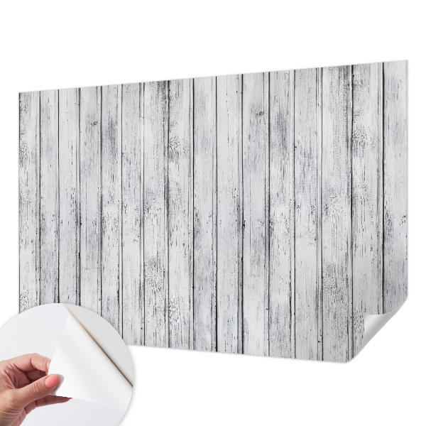 Samolepilna fototapeta za spalnico z vzorcem lesenih desk