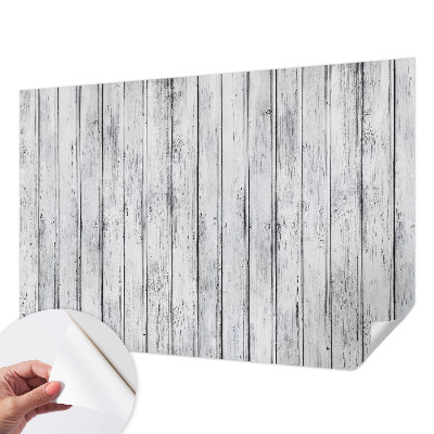 Samolepilna fototapeta za spalnico z vzorcem lesenih desk