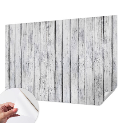 Samolepilna fototapeta za spalnico z vzorcem lesenih desk