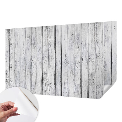 Samolepilna fototapeta za spalnico z vzorcem lesenih desk