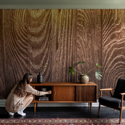 3D fototapeta Leseni obroči