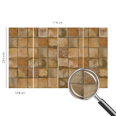 Samolepilna fototapeta Rustikalni mozaik