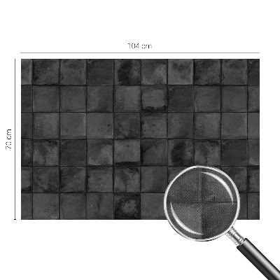 Samolepilna fototapeta za spalnico z motivom sivih ploščic