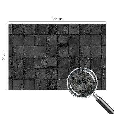 Samolepilna fototapeta za spalnico z motivom sivih ploščic