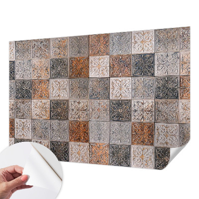 3D fototapeta z vzorcem okrasnih ploščic