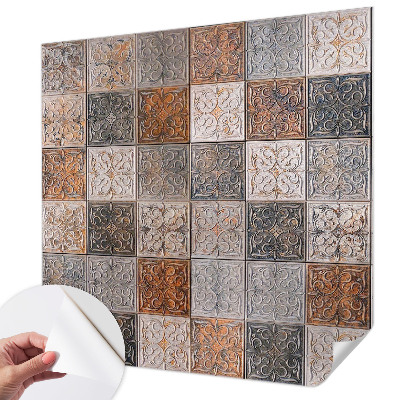 3D fototapeta z vzorcem okrasnih ploščic