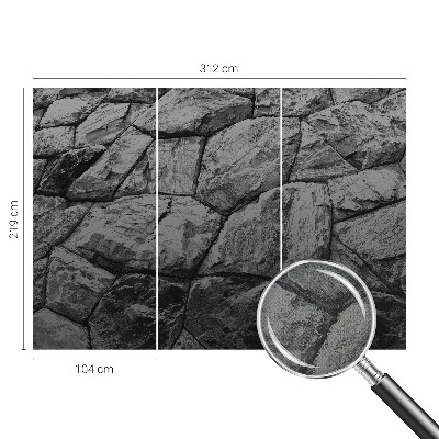 Otroška fototapeta z motivom kamnitih tekstur