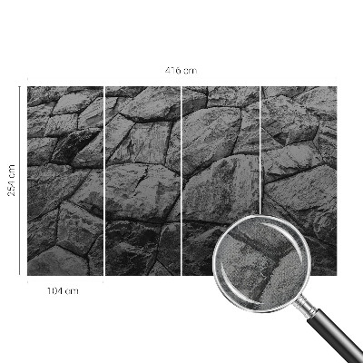Otroška fototapeta z motivom kamnitih tekstur
