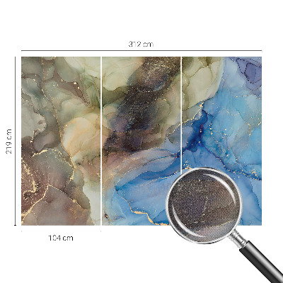 Samolepilna fototapeta za dnevno sobo Barvit abstrakt